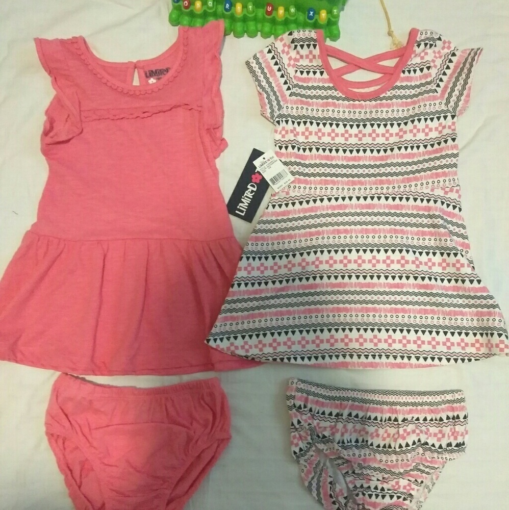 Brand new baby girl 2 sets outfits